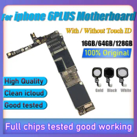 Full Chips Logic Board Clean iCloud For iphone 6 PLus 16GB 64GB 128GB With / Without Touch ID Original Motherboard No ID Account