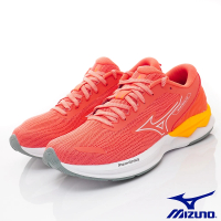 【MIZUNO 美津濃】WAVE REVOLT 3 一般型慢跑鞋(J1GD248122橘-23-26cm)