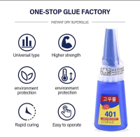 ( sale 40 % ) Keo 401 dán móng nail (20g) - Keo dán đa năng Hàn Quốc loại tốt chuyên dụng cho dân là