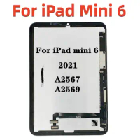 Tested For Apple iPad Mini 6 Mini6 A2567 A2568 A2569 LCD Display with Touch Screen Digitizer Sensor Glass Panel Repair Parts