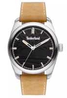 Timberland Watch Timberland - Jam Tangan Pria - Silver - Brown Leather Strap - 15577JS/02