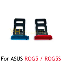 For ASUS ROG Phone 5 5S Pro ROG5 ROG5S ZS673KS ZS676KS Sim Card Slot Tray Holder Sim Card Repair Parts