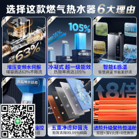 海爾燃氣款熱水器超一級能效增壓水伺服零冷水16L升天然氣E5
