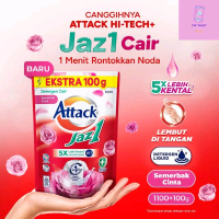 Attack Jaz1 Deterjen Cair Semerbak Cinta 1100gr + 100gr | Sabun Cuci Baju Attack Jaz 1 Semerbak Cint