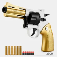 Revolver Revolver Shell Eject Soft Bullet Toy Pistol Toy Gun Outdoor Toys Battle Weapon Children's Toys Boy Gift Game prop gun