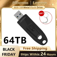 Lenovo 2TB USB Disk Flash Drive USB3.0การถ่ายโอนไฟล์ความเร็วสูง16TB 64TB ความจุจริงไดรฟ์ปากกากันน้ำสำหรับ Nintendo Switch