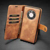 2 in 1 Case For Huawei Mate 40 Pro Plus Case Cover High End Leather Removable Coque For Huawei Mate 40Pro Cases Wallet Fundas