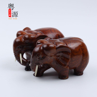 紅木大象緬甸花梨木大象整木雕刻實木招財鎮宅風水工藝品擺件特價
