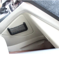 Universal black car seat side net storage pocket for Nissan NV200 Nuvu NV2500 Forum Denki 350Z Zaroot