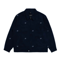 UH! Full-Embroidered Work Jacket - FLOWS NAVY