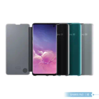 【SAMSUNG 三星】原廠Galaxy S10 G973專用 全透視感應皮套-公司貨(Clear View)