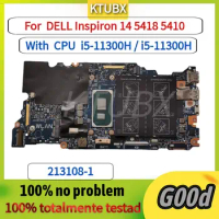 UMA.213108-1.For DELL Inspiron 14 5418 5410 Laptop Motherboard.With CPU I5-11300H/ i7-11390H.100% Fully Tested
