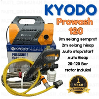 Jet Cleaner Kyodo New Prowash 120 Cuci Mobil AC Motor Steam Stem Pressure Washer Jetcleaner Sprayer 