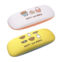 日本正版 米飛兔 硬殼 眼鏡盒 附拭鏡布 眼鏡收納盒 Miffy 米菲兔 011485 011492