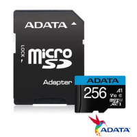 ADATA 威剛 256GB 100MB/s U1 microSDXC UHS-I A1 V10 記憶卡