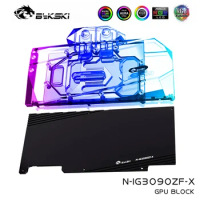 Bykski N-IG3090ZF-X,VGA Water Block For Colorful iGame Geforce RTX 3090/3080 24G/10G Graphic Card,GPU Cooler 5V 12V