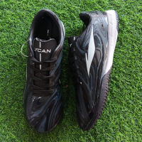 SEPATU FUTSAL LYCAN INDRA JR IN BLACK/GREY - Cocok buat latihan, nyaman ringan 100% original