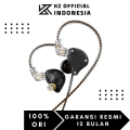 KZ ZS10 Pro In-ear Earphone - 4BA+1DD Hybrid Driver, HIFI Bass, Biru/Hitam