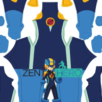 New Arrival 3D Printed Spandex MegaMan Cosplay Costume for Halloween and Cosplay Costume no Hood