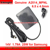 Genuine A5214_RPN AC Adapter 14V 1.79A 25W for Samsung BN44-00917D BN44-00989A A2514_MPNL Power Supply
