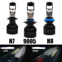 Y9 Mini Headlights Bulb LED Canbus Auto RHD LHD H7 H11 LED Fog Lamps Projector Lens H8 H9 005 9006 HB3 HB4 Car Headlamp Turbo