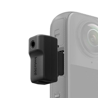 Insta360 ONE X4 原廠 配件 - 音頻/充電 兩用轉接器 外接 麥克風【中壢-水世界】