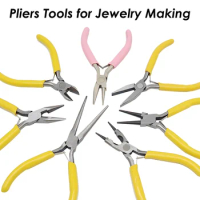 Jewelry Tools, Round Nose Pliers, Wire Cutter Pliers, Wire Looping Pliers, Needle Nose Bending Tool Jewelry Making Supplies