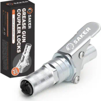 Saker Grease Gun Coupler Upgrade 14000 PSI Duty Quick Release Grease Couplers Compatible with All Grease Guns 1/8" NPT Fittings