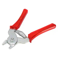 Hog Ring Plier Tool Clips Chicken Mesh Cage Wire Fencing Pliers Plastic Handle Scissors Hand Installation Tools