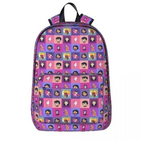 Aphmau Collection Mosaik Aaron Zane, Kawaii Chan Backpack Children Book Bag Shoulder Bag Laptop Rucksack Fashion Travel Rucksack