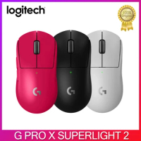 Logitech G PRO X SUPERLIGHT 2 LIGHTSPEED Wireless Gaming Mouse Lightweight LIGHTFORCE Hybrid Switches HERO