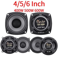 1pc 4/5/6 Inch Universal Car HiFi Coaxial Speakers 400W 500W 600W Auto Audio Music Full Range Frequency Subwoofer Stereo Speaker