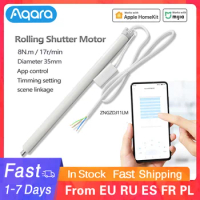 Aqara Smart Roller Motor Zigbee Curtain Rolling Shutter Motor Timing Setting Remote Control works with Apple HomeKit Mi Home APP