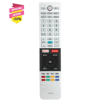 CT-8514 Remote Control Compatible With Toshiba Smart TV Replacement Controller With NETFLIX Google Play Buttons