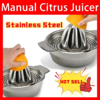 Stainless Steel Manual Juicer Lemon Portable Orange Lemon Squeezer Manual Fruit Juicer Tools Household Pressed Juice Maker