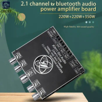 Power Amplifier Board S350H 2.1 channel TPA3255 for Bluetooth Power Amplifier Board Module High And Bass Subwoofer 220WX2+350W