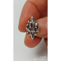 CLMP2Silver925 amulet casing clamp self-installation ห่วงจี้ประดับกรอบพระ ประกอบเองได้ วัสดุเงินแท้9