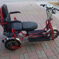 Folding Electric Tricycle Elderly Scooter Disabled Power Battery Car Single Double Home Small Elevator