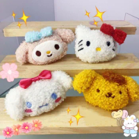 Sanrio Hello Kitty Brooch Anime Action Figures Kuromi Cinnamoroll My Melody Schoolbag Decoration Model Children Birthday Gifts