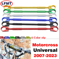 Motocross 22mm CNC Alloy Aluminum Motorcycle Handlebar Brace Crossbar Modified Strengthen Handle Bar Clamp Balance Beam Cross
