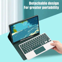 Bluetooth Keyboard Tablet Cover For Samsung Galaxy Tab S8 S9 Plus 11" 12.4" 14.6" With Pencil Holder Stand Shockproof Case
