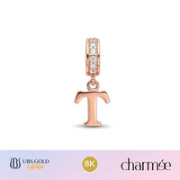 UBS Gold - Liontin Emas Charmee Alpha Cheri T - 8k - Ald0217k Rose Gold