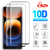 2Pcs Full Cover Curved Screen Protector For iQOO 12 Pro 5G Phone Protective Glass iQOO12Pro iQOO12 Pro 6.78 inch Tempered films