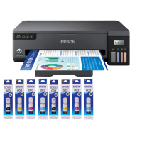 【EPSON】官方直營 搭2組T00V原廠1黑3彩墨水★L11050 A3+單功能連續供墨印表機(Wi-Fi/黑墨防水)(3年保固組)
