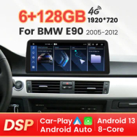 12.3inch Android 13 All in one Car Radio For bmw 3 series e90 E91 E92 E93 2005-2012 Multimedia Player For Carplay Android Auto
