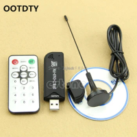 OOTDTY USB2.0 Digital DVB-T SDR+DAB+FM HDTV TV Tuner Receiver Stick HE RTL2832U+R820T