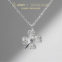 Dây Chuyền Bạc Nữ Cao Cấp JENSY Cỏ 4 Lá \KISMET\" VCARD7952"