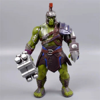 20cm Avengers Marvel Thor 3 Ragnarok Hands Moveable Hammer Battle Axe Gladiator Hulk BJD Action Figure Model Toy Birthday Gift