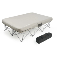【May Shop】附雙枕 戶外折疊雙人床便攜式戶外加寬行軍床(含收納袋+2充氣枕)