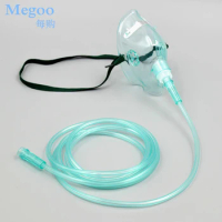 1Pc Adult Children Medical Disposable Oxygen Face Mask Shield Nebulizer Conduit Oxygen Mask with Tube